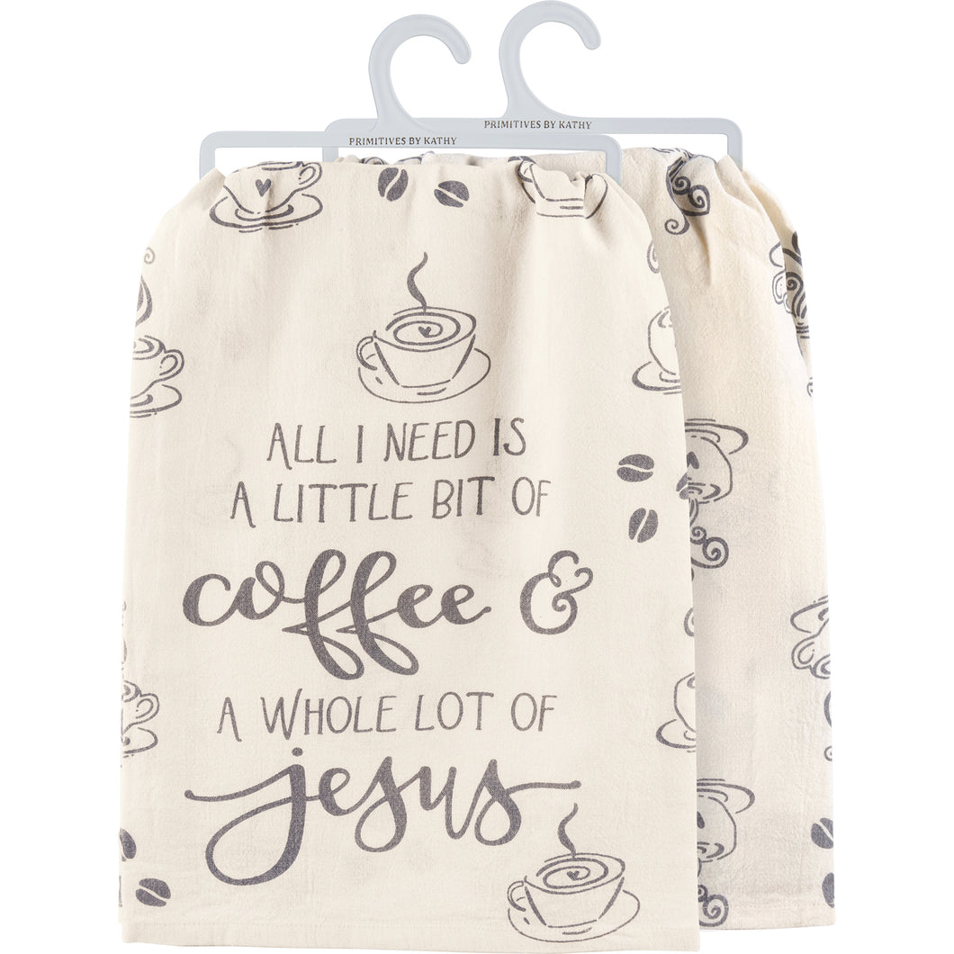 Coffee & Jesus Kitchen Towel