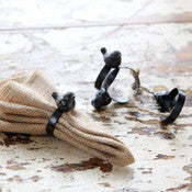 Bird Napkin Rings, Set of 4